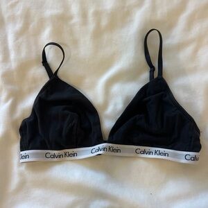 Calvin Klein Black Triangle Bralette